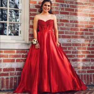 Sherri Hill Red Gown
